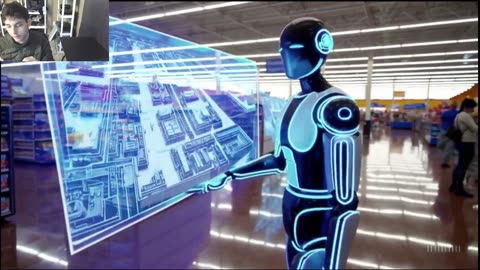 Outtake #1,168 Of The Robots Working At A Walmart Supercenter Fake Funny Parody Video