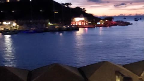 Spectacular Sunset on St. Barth from Our Hotel Veranda