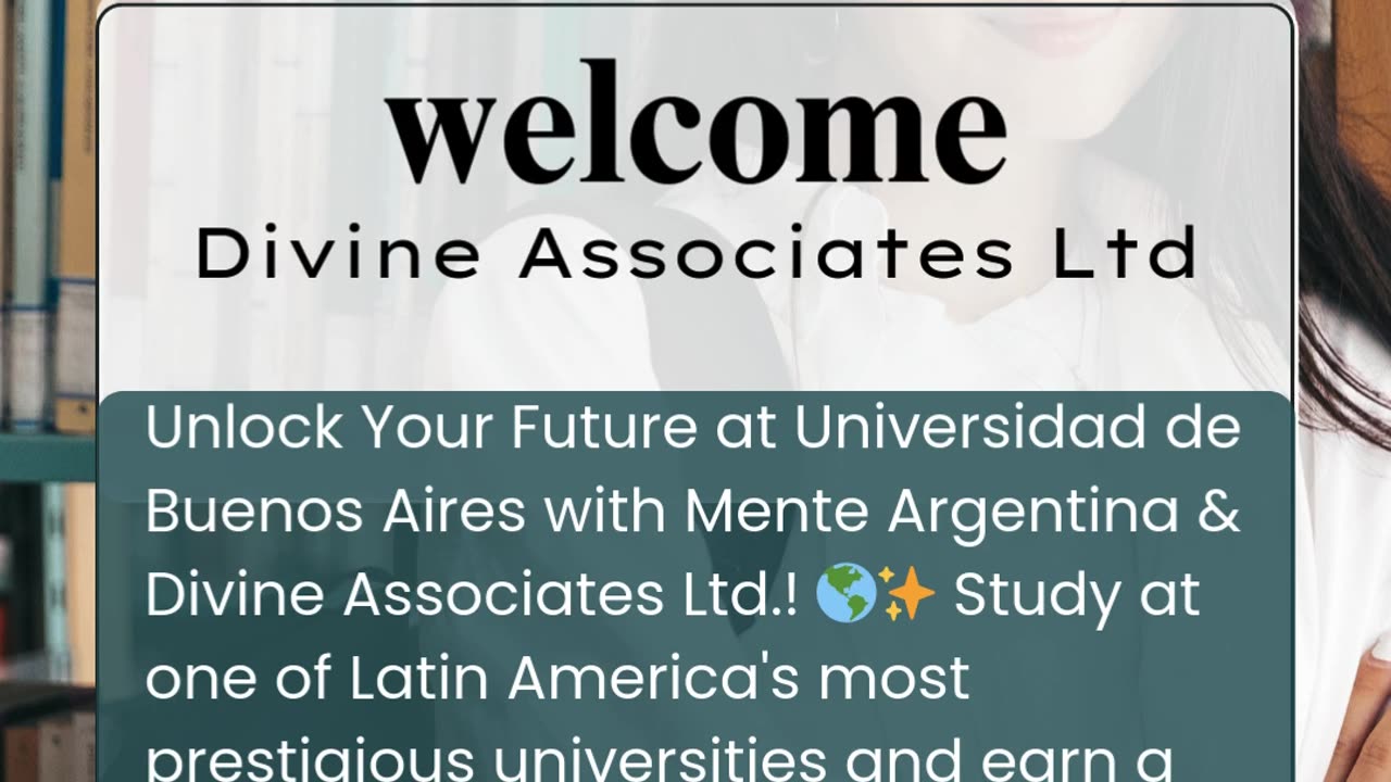 Study at UBA with Mente Argentina & Divine Associates – Elevate Your Future