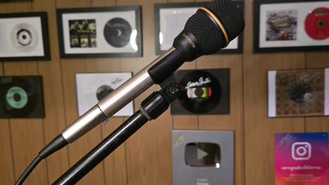 Ev microphone demonstration.