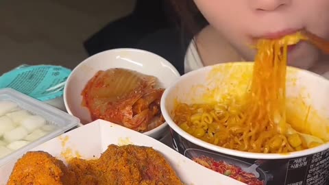 Cheese Noodle Mukbang
