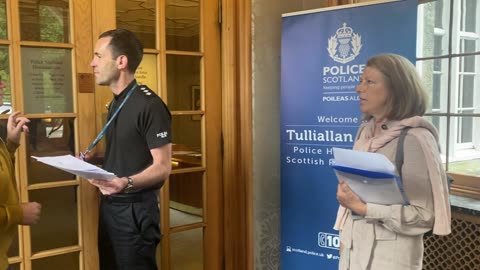 Doorstepping Police Scotland headquarters to enquire about Incident no. 20220120-1333