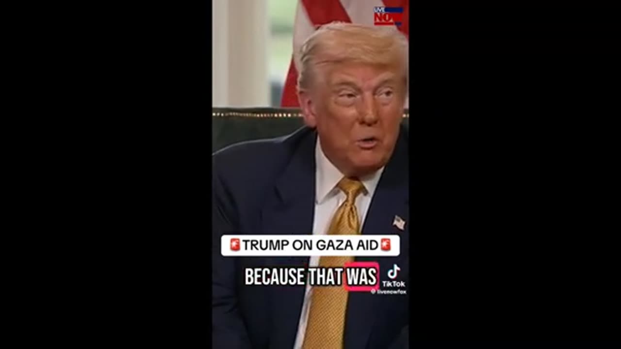 Trump on Gaza AID ..