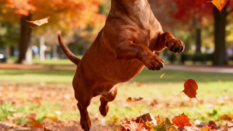 Dachshund Fall Photo Shoot