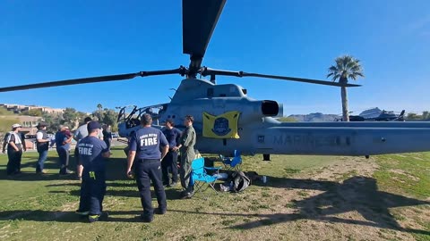 High-Octane Air Meets Ground Power: Exploring Marine Helicopters at the Auto Expo!