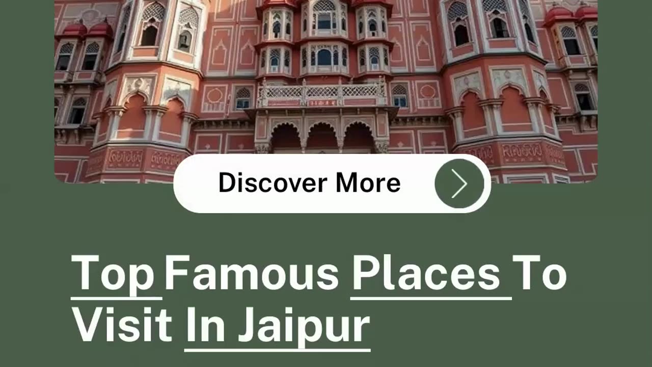 Top Famous Places to Visit in Jaipur for a Royal Experience