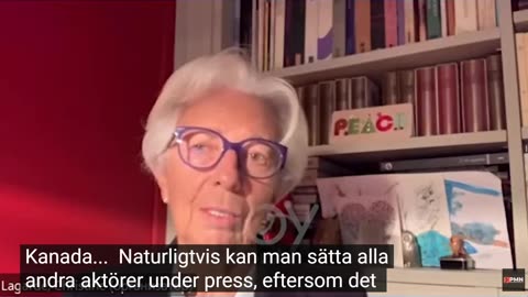 # 1453 - ECB´s ordförande Christine Lagarde lurad. SVENSKTEXTAT