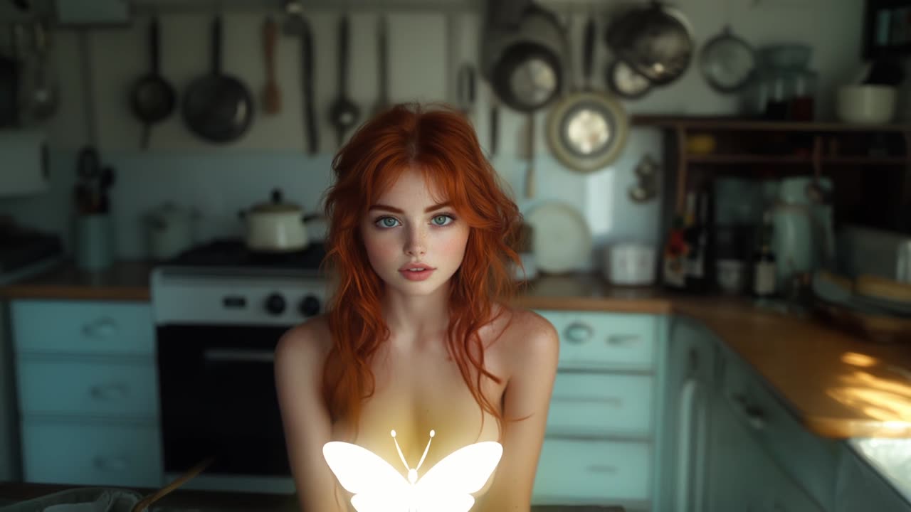 Redhead Kitchen Lookbook | Move and Shake | AI-Generated Fashion Video