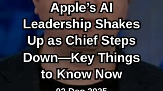Apple Faces Major AI Leadership Shift