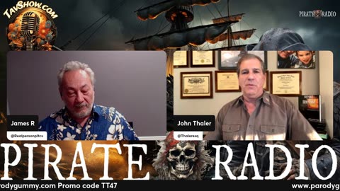Pirate Radio 05/28/25 Happy Wednesday! / TheMcKinleyProject.org / ParodyGummy.com Promo: TT47