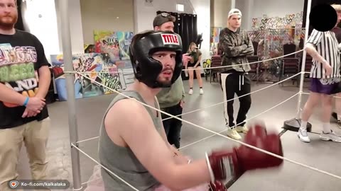 cleg VS Grizzway boxing fight | Stream Stars: Knocked Offline - Night 2