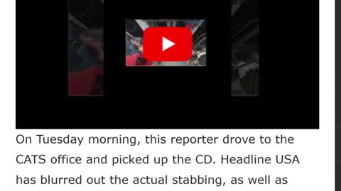 EXCLUSIVE: Headline USA Obtains Raw Footage of Charlotte Train Stabbing
