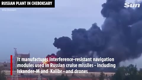 Putin humiliated as Russian war facility EXPLODES in Ukrainian drone strike
