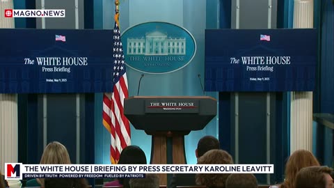The White House | Press Secretary Karoline Leavitt Briefs Legacy Media [LIVE] (May 9, 2025)