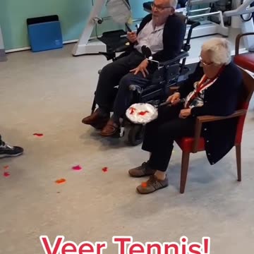 Tennis with a feather movement movement agogy