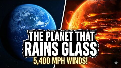 HD 189733b: The Planet That Rains Glass at 5,400 MPH