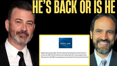 Sinclair REFUSES to Air Jimmy Kimmel as ABC Buckles to Hollywood Pressure