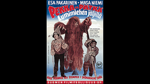 (1954) Pekka ja Pätkä lumimiehen jäljillä.