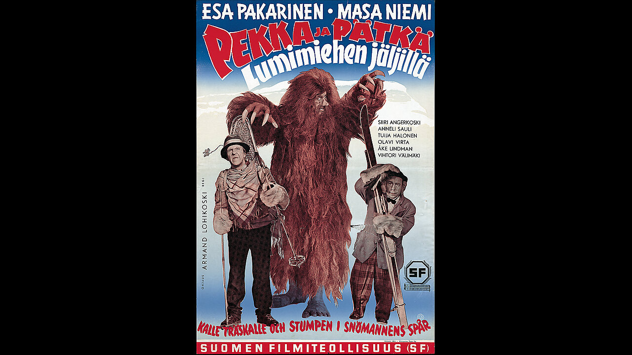 (1954) Pekka ja Pätkä lumimiehen jäljillä.