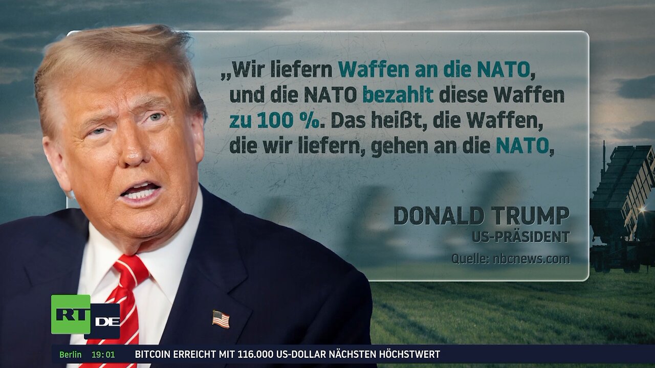 Trump: NATO-Mitglieder sollen Waffen für Kiew vollständig bezahlen