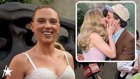 Scarlett Johansson On Internet's Viral Reaction To Her Jonathan Bailey KISS