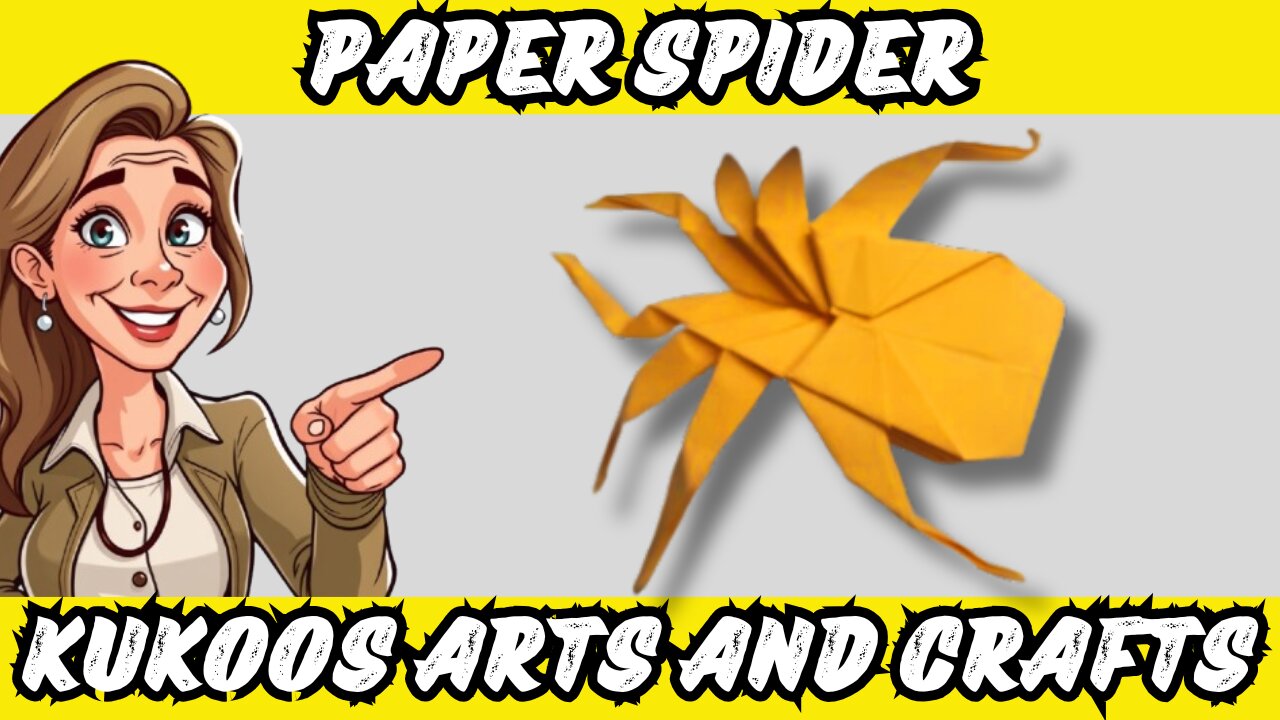 How to Make a Spider Origami | Easy and Creepy-Cool Paper Craft