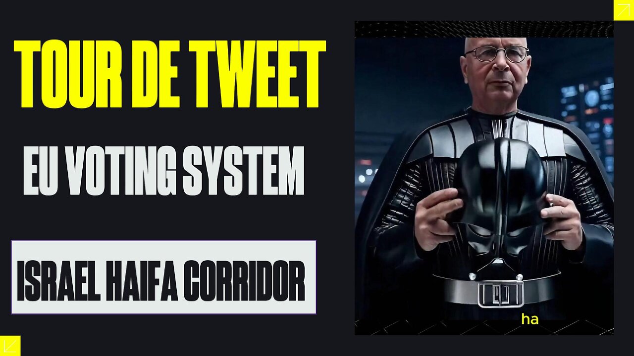 tour de tweet 0405 , EU voting system, Israel corridor de Haifa