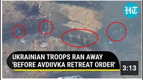 "Ukrainian Troops Spooked, Flee Avdiivka Day Before Kyiv's Retreat Order"