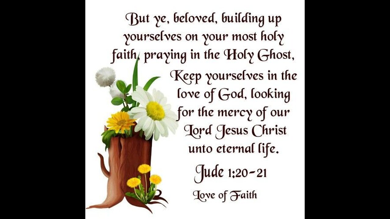 BOOK OF JUDE- PRAY IN THE HOLY GHOST