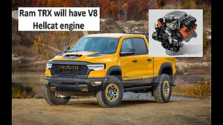 2026 Ram TRX will have a V8 Hellcat engine!