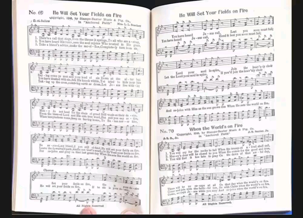 He Will Set Your Fields On Fire
