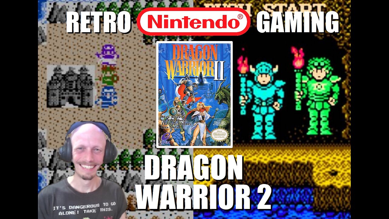 Dragon Warrior 2 (NES): Trek to Hargon's Castle to Confront the Evil Wizard with BrightGaming