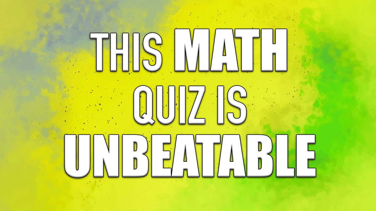 Unbeatable Math Quiz