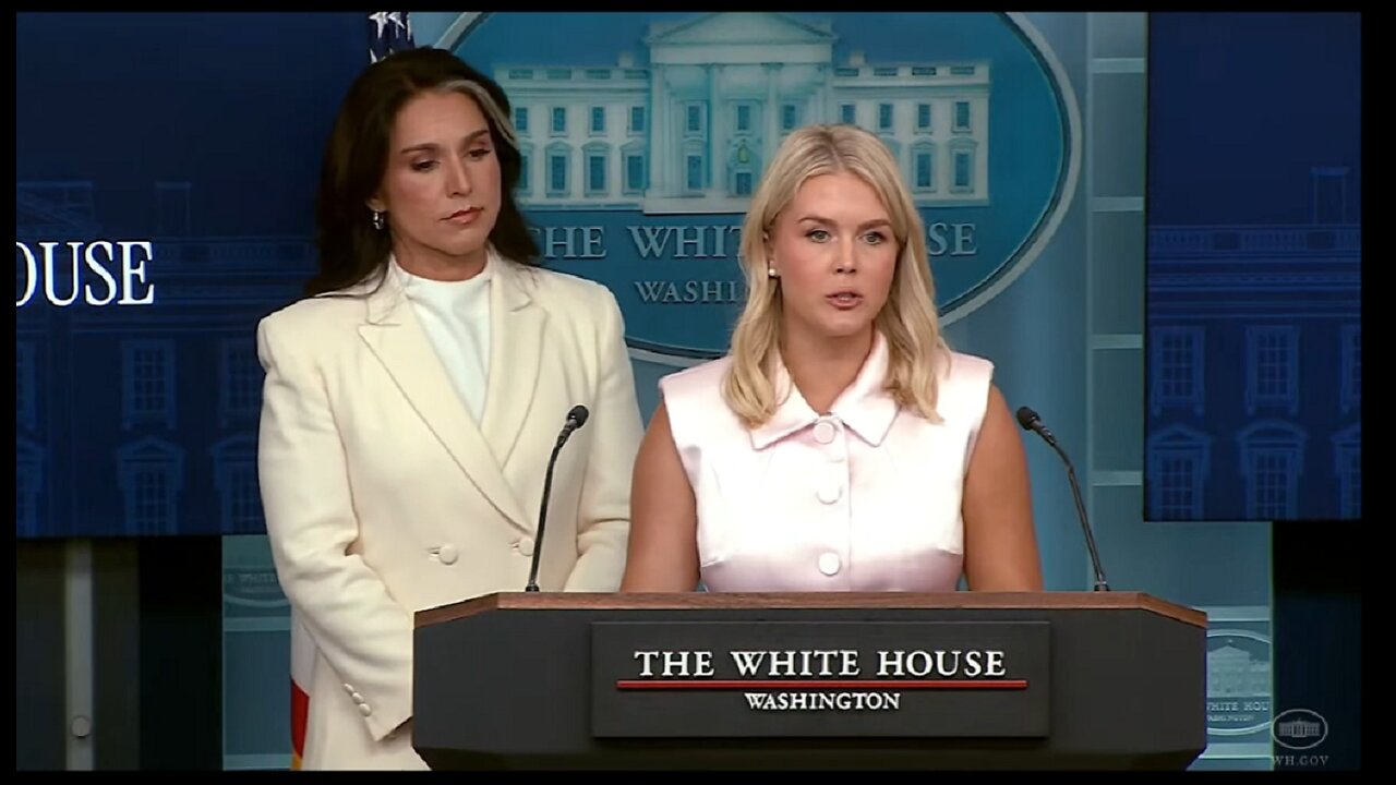 KAROLINE LEAVITT AND TULSI GABBARD BRIEF THE MEDIA JULY 23