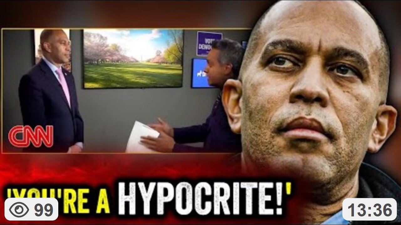 Hakeem Jeffries Just RAGE QUIT on Live CNN TV!!! ~ by Dr Steve Turley 7/24/25