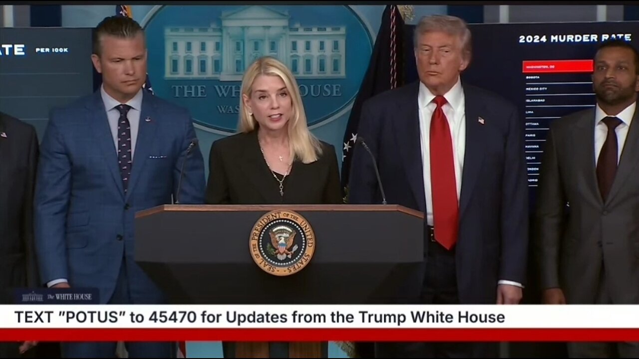 AG Bondi: No More Rampant DC Crime!