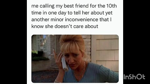 me calling my best friend for the 10th time in one day to tell her about yet