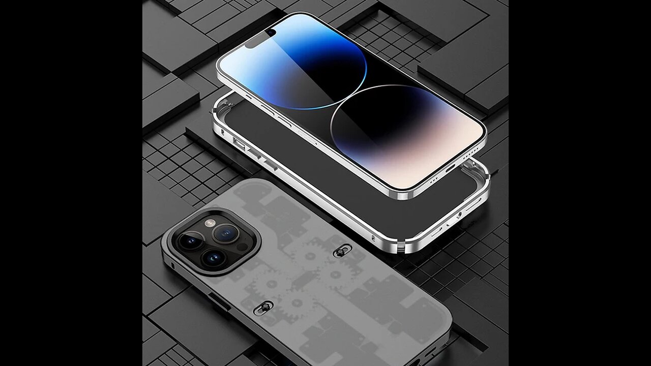 Mechanical Gear Full Coverage Shockproof Phone Case