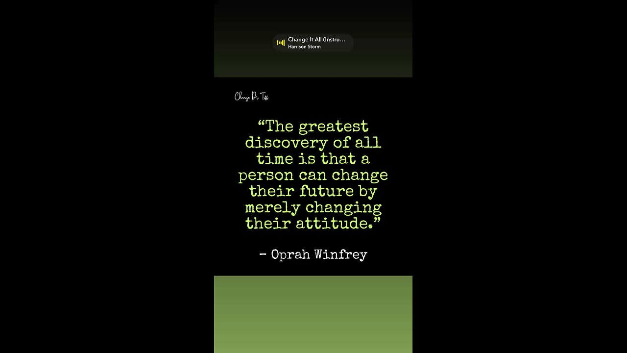 Change your mindset, change your life