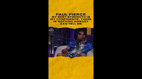 My best strength is my confidence, there is nothing nobody can tell me