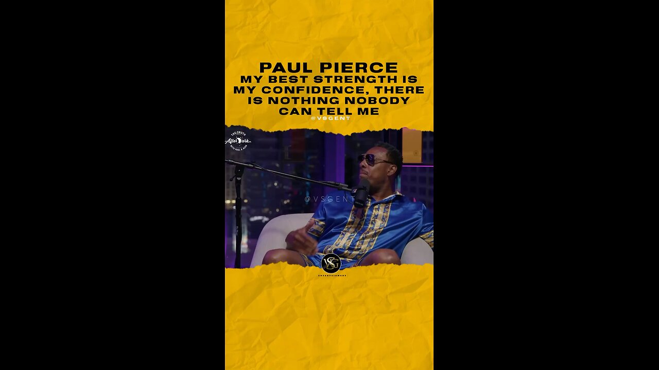 My best strength is my confidence, there is nothing nobody can tell me