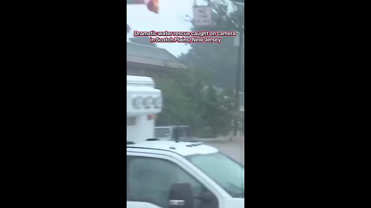 Scotch Plains, New Jersey, a dramatic water rescue unfold. A flash flood warning is still in effect