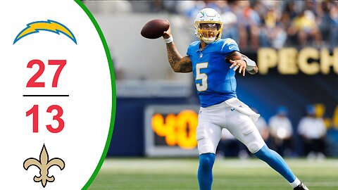 Los Angeles Chargers vs New Orleans Saints Top Highlights 2025