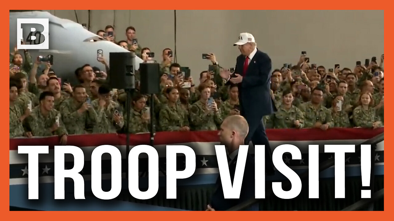 Troop Visit! Trump Visits Troops in Tokyo Onboard USS Washington
