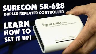 Turn 2 handhelds into a REPEATER with the Surecom SR-628 Duplex Repeater Controller!