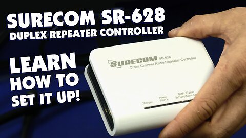 Turn 2 handhelds into a REPEATER with the Surecom SR-628 Duplex Repeater Controller!