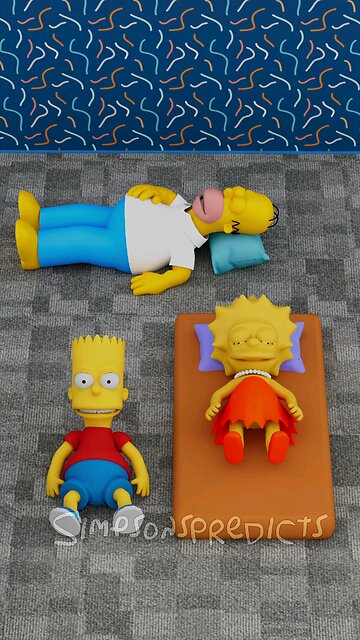 Simpsons night routine #shorts