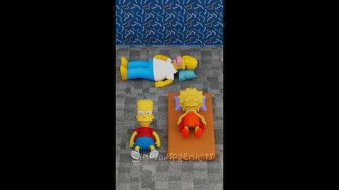 Simpsons night routine #shorts