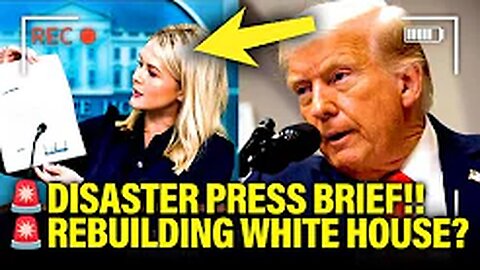 WH holds DISASTER Press Conf…TEARS DOWN East Wing?!