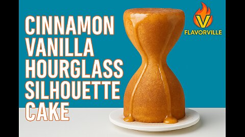 Cinnamon Vanilla Hourglass Silhouette Cake – FlavorVille Viral Dessert
